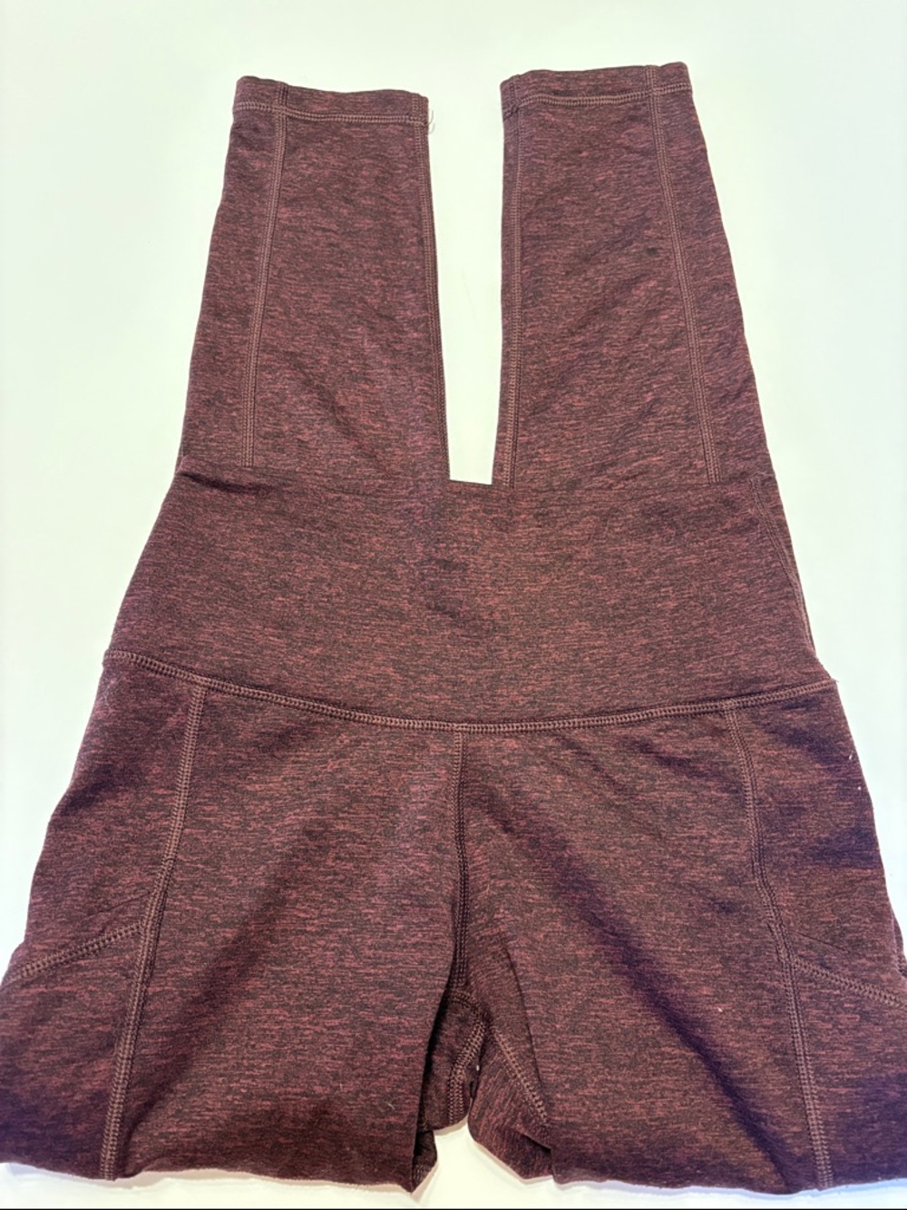 aerie Heathered Burgundy High-Rise Leggings